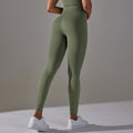 fashionnew arrival seamless knitting butt high waist tummy control yoga pants sports running fitness nine-point pants