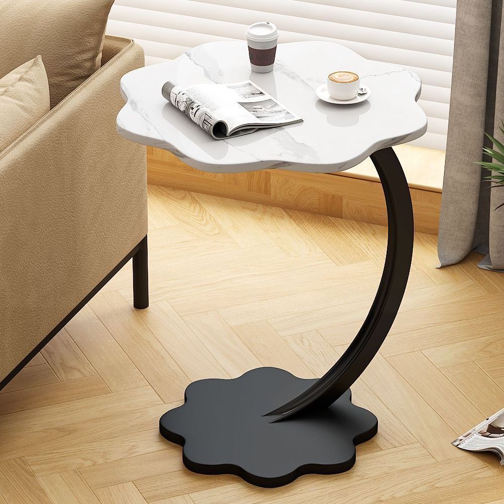 Scandinavian style accessible luxury bedside table bedside storage rack living room sofa side table small coffee table bedside table marble countertop