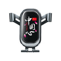 Car phone holder, air vent mount, 360° rotating alloy gravity navigation stand - minimalist design