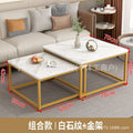 Accessible luxury square coffee table living room rental house for home small table casual modern small apartment tea table new arrival small coffee table
