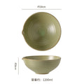 7.8inch pointed bowl-green