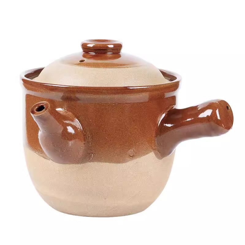 Old-fashioned chinese medicine pot for boiling medicine, casserole, for home, medicine pot, frying pan, medicine pot, special medicine pot for boiling medicine, earthenware pot