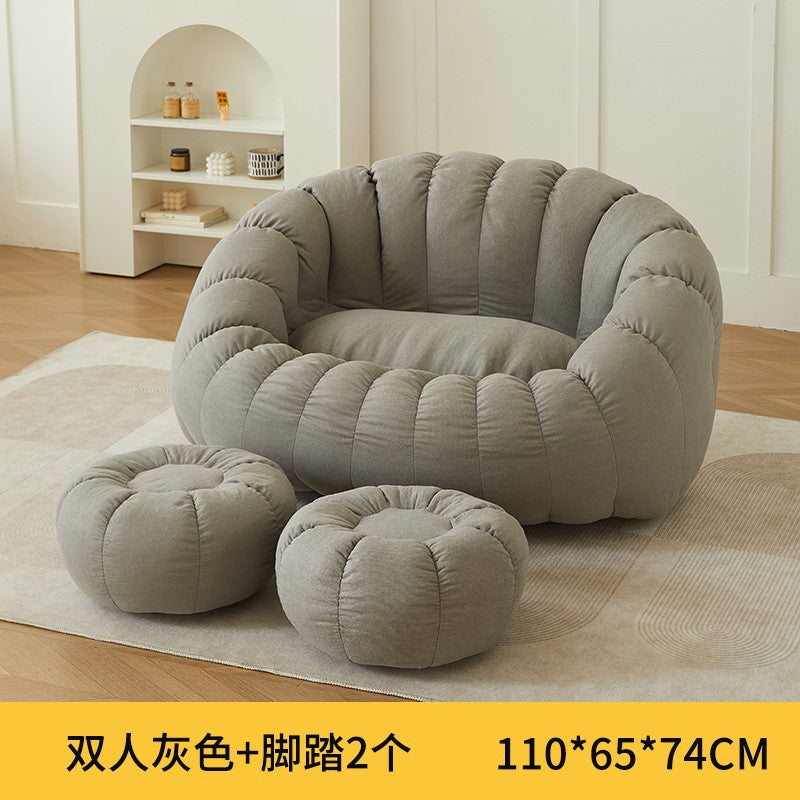 Popular bean bag lazy sofa bedroom for home double tatami lounge chair balcony casual reclining sofa