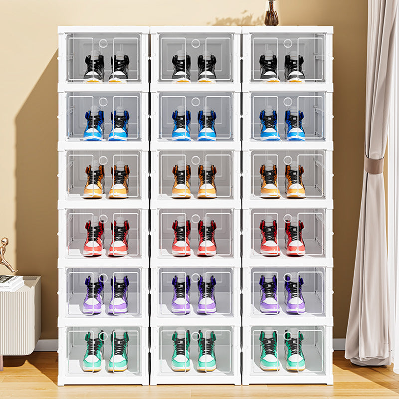 Installation-free integrated shoe cabinet Internet celebrity shoe box Shoe storage Foldable shoe storage cabinet Trunk shoe box