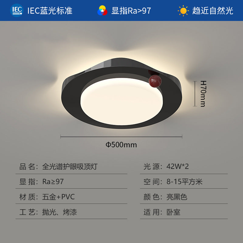 Whole house lighting combination package Living room light Ceiling light Medium antique walnut color rectangular rotunda main light