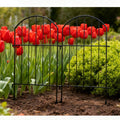 Garden iron pet fence barrier garden decorative small fence animal barrier fence