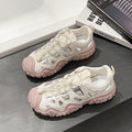 Chunky platform sneakers - 2026 summer new arrival: breathable, hollow-out, versatile, soft sole, mesh casual shoes - dad shoes