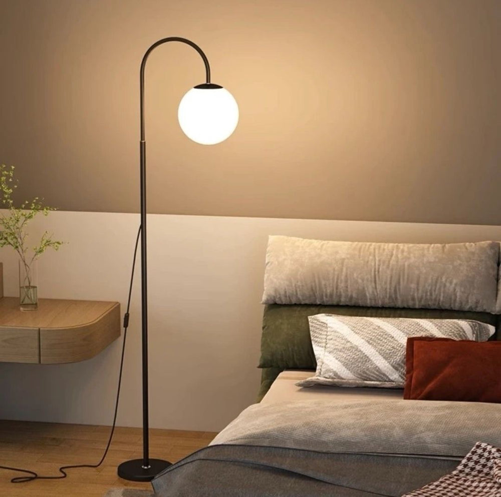 Bedside floor lamp ins bedroom living room modern atmosphere sofa simple popular simple creative moon floor lamp