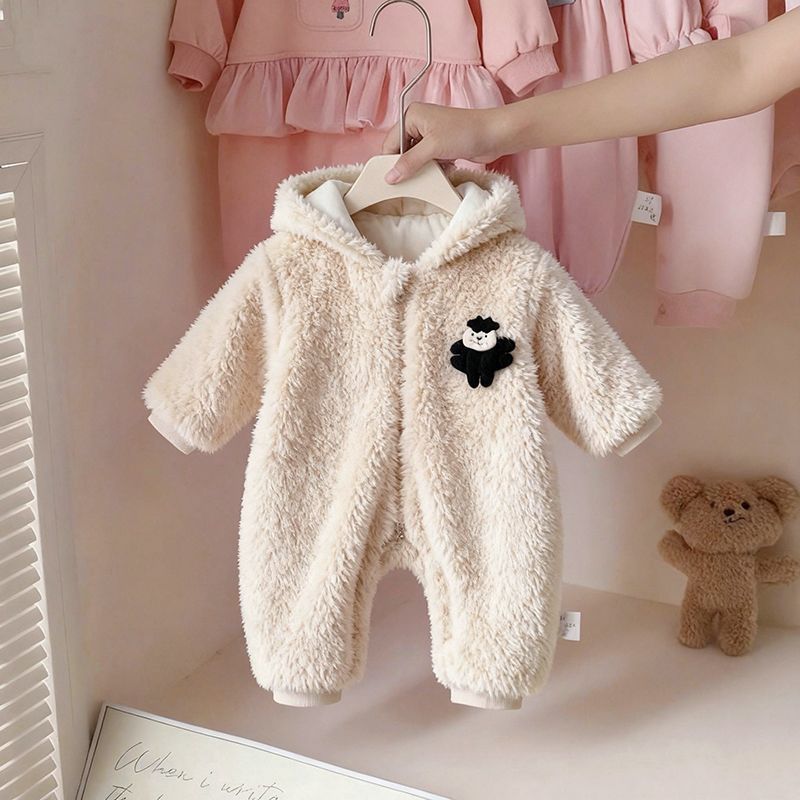 Korean style baby rompers & jackets: adorable autumn/winter outdoor overalls for boys & girls - super thick & cute!