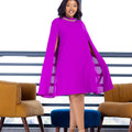 African cross-border  new arrivalfashion african elegantwork clothingpure color leisureloose style dress big sale