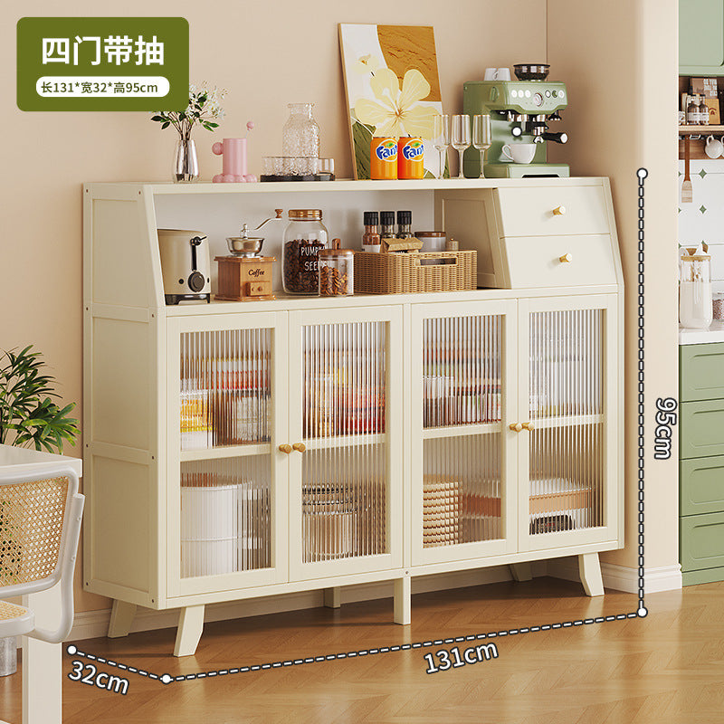 Medieval style solid wood sideboard living room storage cabinet new arrival tea cabinet wall-mounted small side cabinet storage cabinet