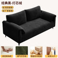 Sofa rental room single double three-seater fabric sofa straight row new arrival living room small apartment popular elephant ears