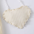 Big kids' (girls') romper, ribbed sleeveless jumpsuit + heart-shaped crossbody bag