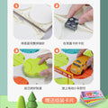 diy track car maze challenge game - children's thinking training track building sound & light electric vehicle toy