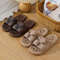 Capybara home waterproof slippers - women's indoor anti-slip soft sole bathroom bath slippers - student sandals