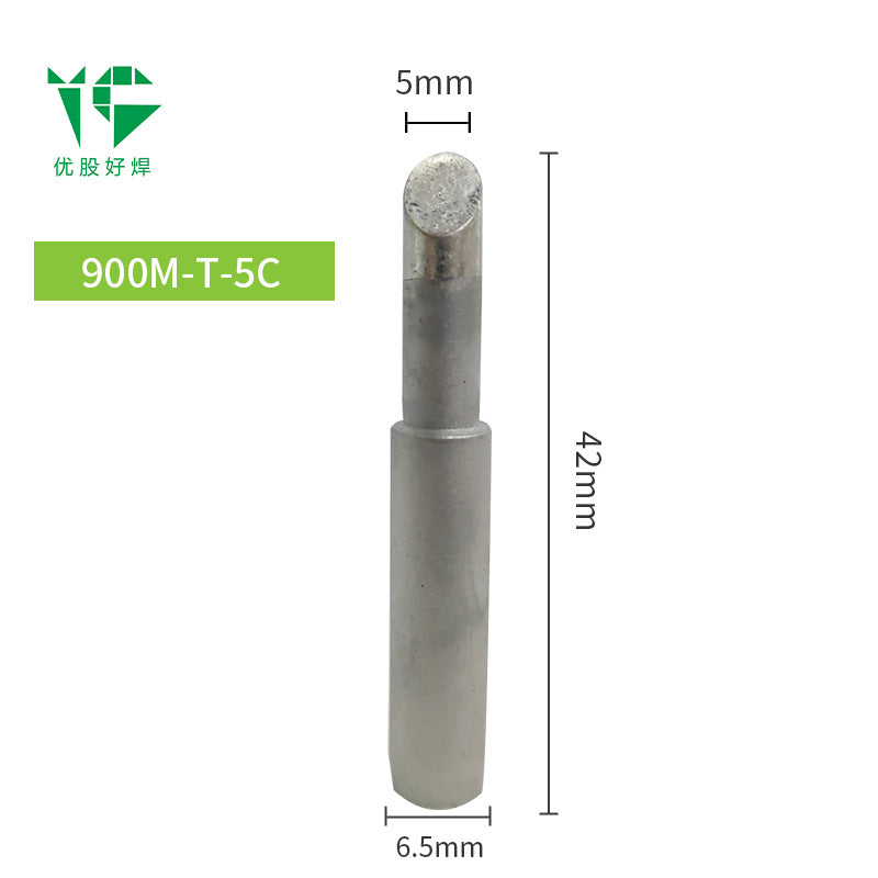 936 matte soldering iron head lead-free soldering table soldering iron nozzle frosted chrome iron head 60w internal heating 900M Luo iron head customization