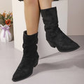 autumn new arrival: plus size chunky platform retro ankle boots for women (sizes 36-42) - perfect for cross-border e-commerce, , and  dropshipping