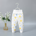 Baby high waist long johns pure cotton men's and women's children's baby spring & fall single open pants newborn kids open crotch pants
