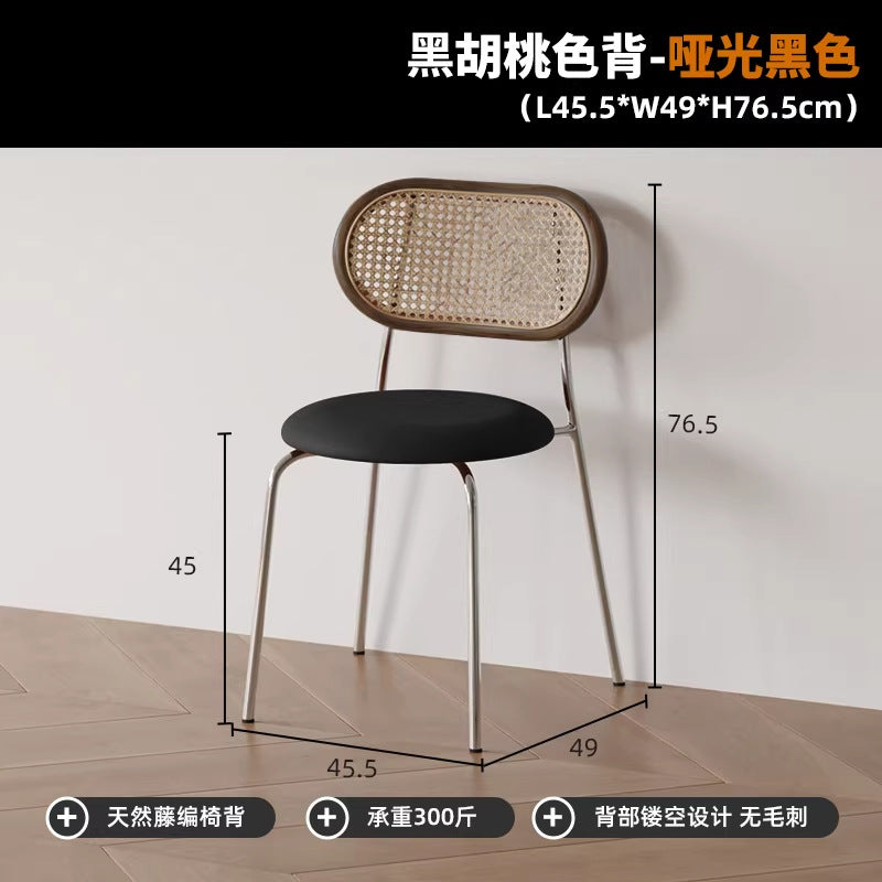 Used solid wood dining chair classy design living room dining table backrest for home foot pad retro popular big c chair dining chair