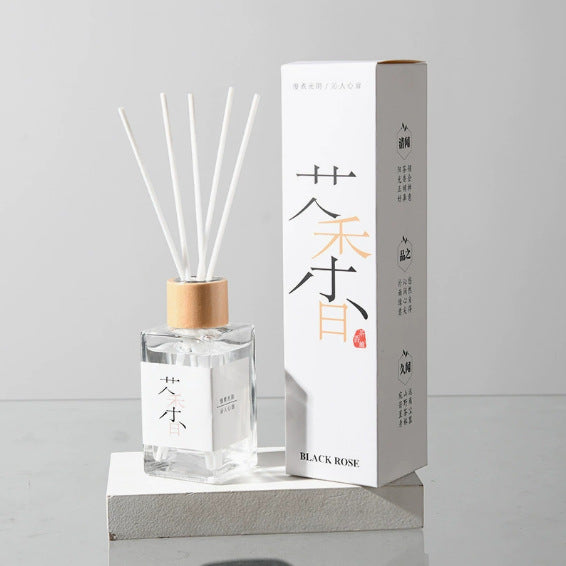 New tea scented flameless reed diffuser - long-lasting fragrance for bedroom, living room, dorm, and bathroom - eliminates odors