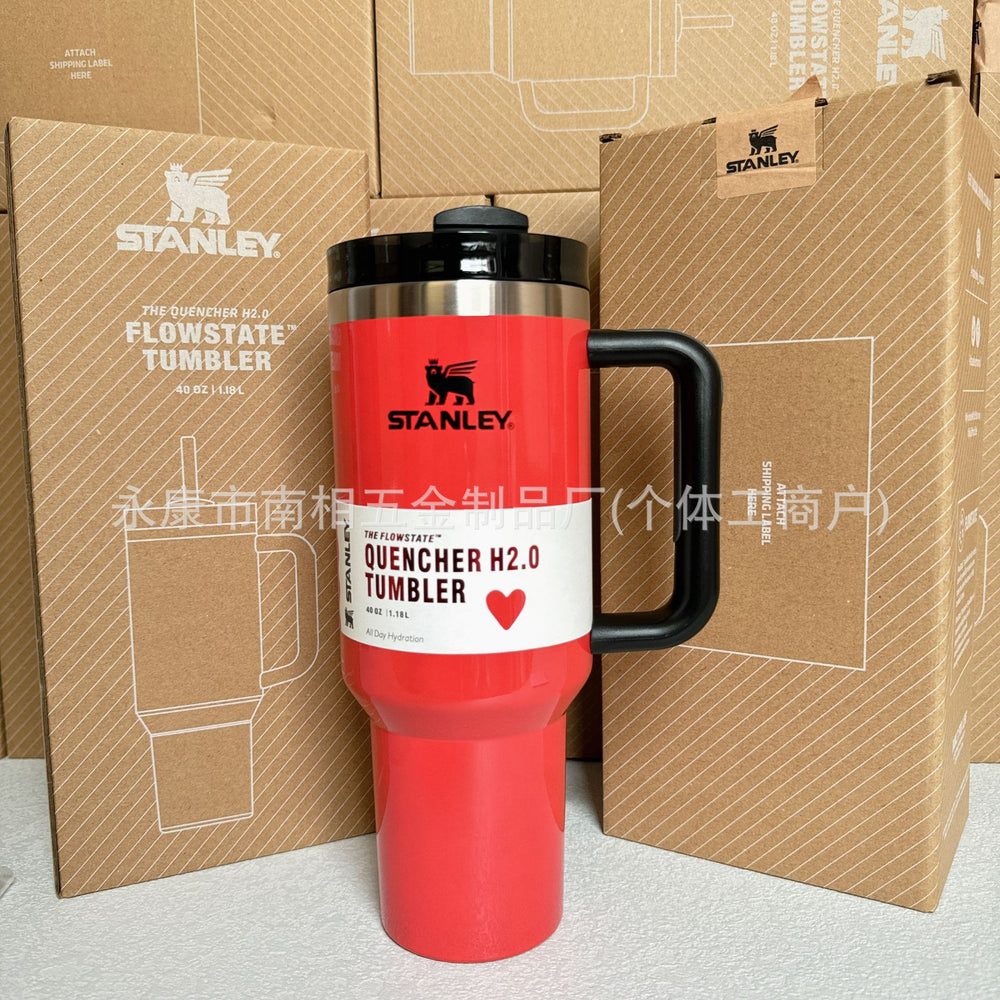 Stanley stanley 2nd generation 40oz big mac straw cup car stainless steel large capacity thermos cup ice cup