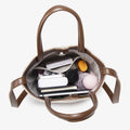 Versatile minimalist patchwork large capacity crossbody bag - korean style fashion canvas tote bucket bag for women - ladies' shoulder bag