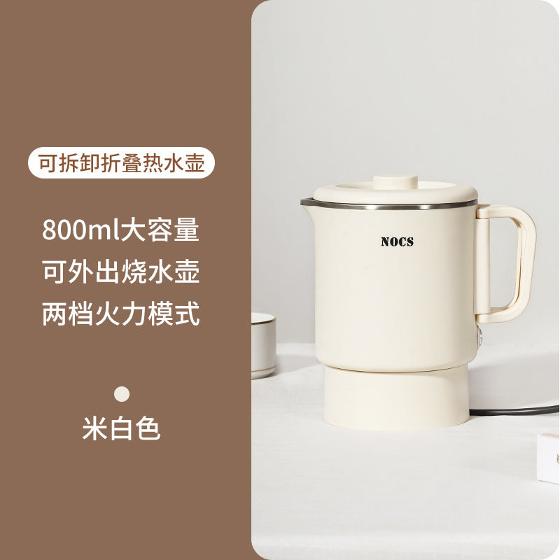 portable foldable kettle 36 stainless steel small travel hot water kettle for home dormitory electric kettle
