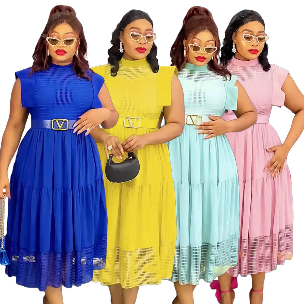 European and american cross-border women's fashion: , foreign trade, africa, , plus size, trendy dopamine dresses, elegant style
