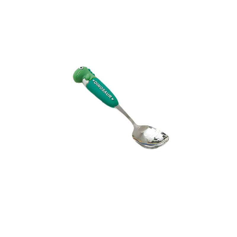 High-style, detachable, anti-scald handle fork and spoon set. cartoon design, perfect for kids' mealtimes. includes a fork, spoon, and soup spoon. wholesale options available for home use