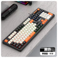 Raikui t18 wired keyboard and mouse combo - illuminated gaming & office 3-in-1 color matching keyboard and mouse set