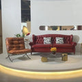 Leather american single sofa chair casual tiger bar chair classic stool retro1919 cigar godfather