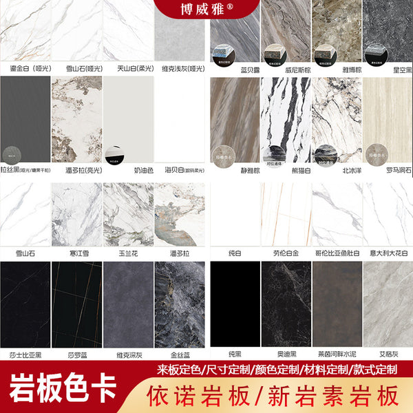Xinyansu Yinuo rock slab countertop custom bar island table coffee table bathroom kitchen cabinet shoe dining side cabinet countertop background wall