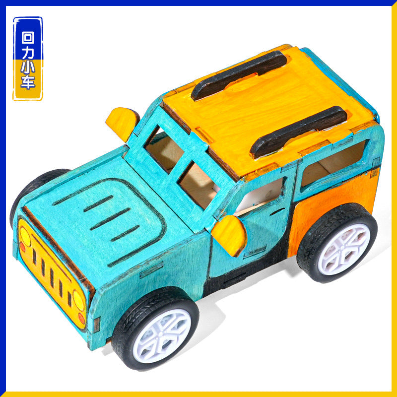 Science and technology small production science experiment blue elephant DIY handmade teaching aid material package set science and education model source manufacturer