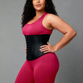 Waist trainer shapewear waist cincher latex sweat waist trainer 25 steel bone rubber corset