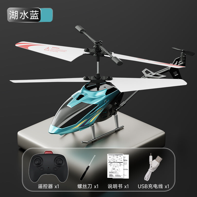 remote control aircraft hot sale 3.5-channel alloy aircraft resistant to falling electric helicopter remote control kids aircraft model