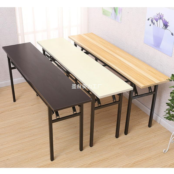 Long folding table, dining table, computer table, long table, simple writing table, training desk, conference and exhibition table wholesale