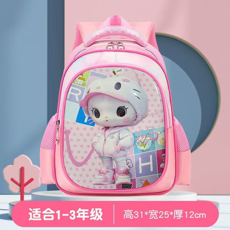 2024 in-stock export kindergarten backpack - cute and fun toddler nylon backpack, breathable and waterproof