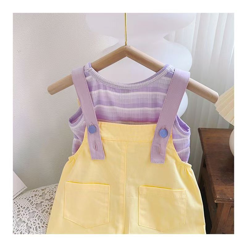 Kids' lightweight overalls: summer shorts for toddlers (ages 1-6) - stylish 5-inch shorts for boys and girls