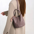 Trendy woven handbag bucket bag for women - 2025 new arrival, high-end, stylish, chic, versatile shoulder & crossbody bag