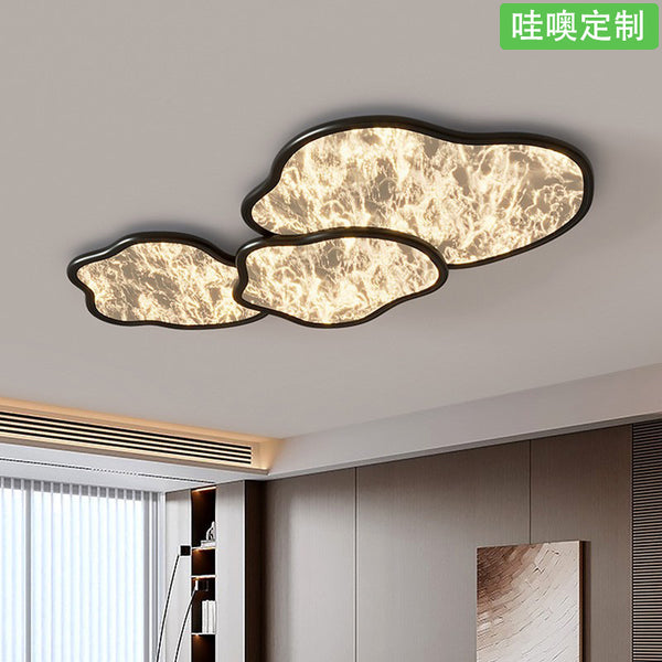 [Wow] Ceiling light 2025 new main light Italian light luxury cloud lighting Zhongshan lighting hall headlight