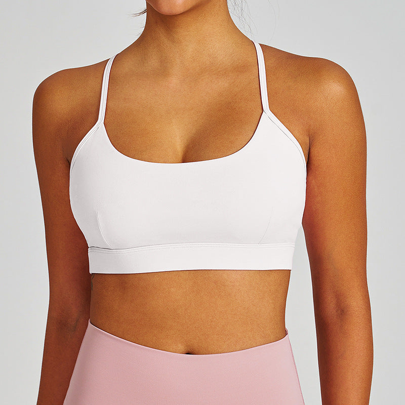 sling beautiful back yoga wear bubble wrap push-up running outdoor sports fitness tops sports bra sports bra for women
