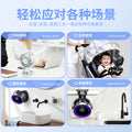 2026 new clip-on fan - silent, digital display, usb rechargeable desktop fan for office, stroller, and table use