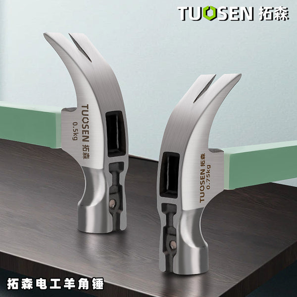 Tuosen Hardware Tools Claw Hammer 0.5-0. 75kg Non-slip Nail Hammer Wholesale Hammer Electrician Claw Hammer