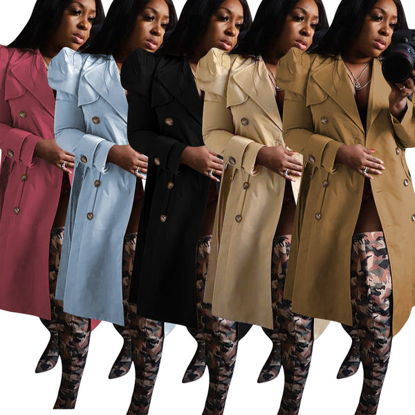 YD8358 is a hot sale in Europe and America, , and  specializes in versatile long trench coats and jackets for women's clothing.