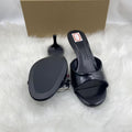 Za summer 2025 french minimalist flip-flops for women, new 2025 summer collection with unique heel and mid-heel design