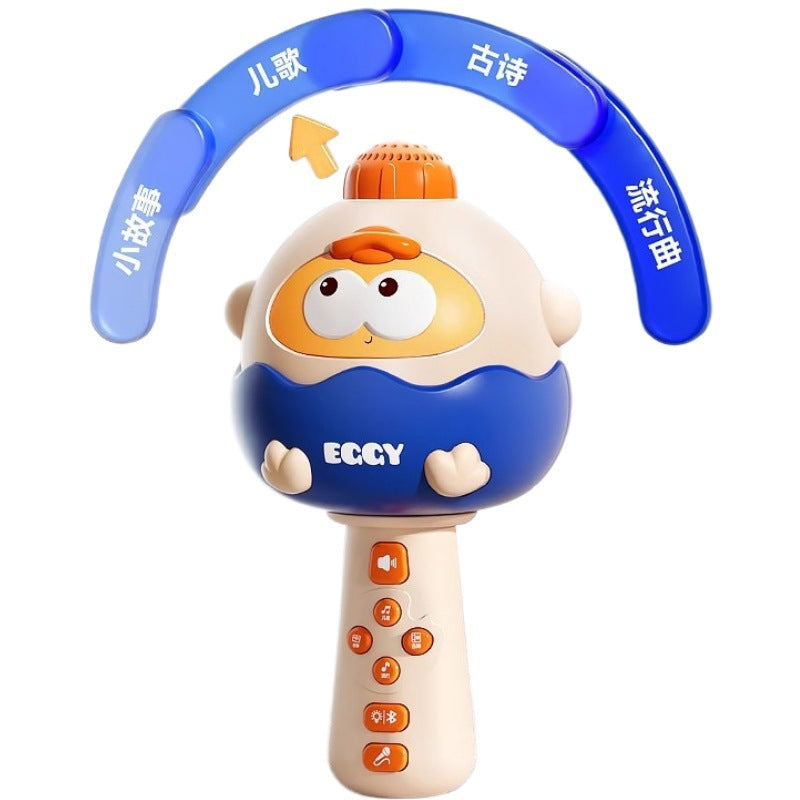 Kids' early education wireless bluetooth microphone karaoke singing machine speaker all-in-one microphone toy baby singing machine