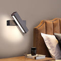Bedroom bedside wall lamp modern minimalist living room background wall study room track creative rotating lighting fixture
