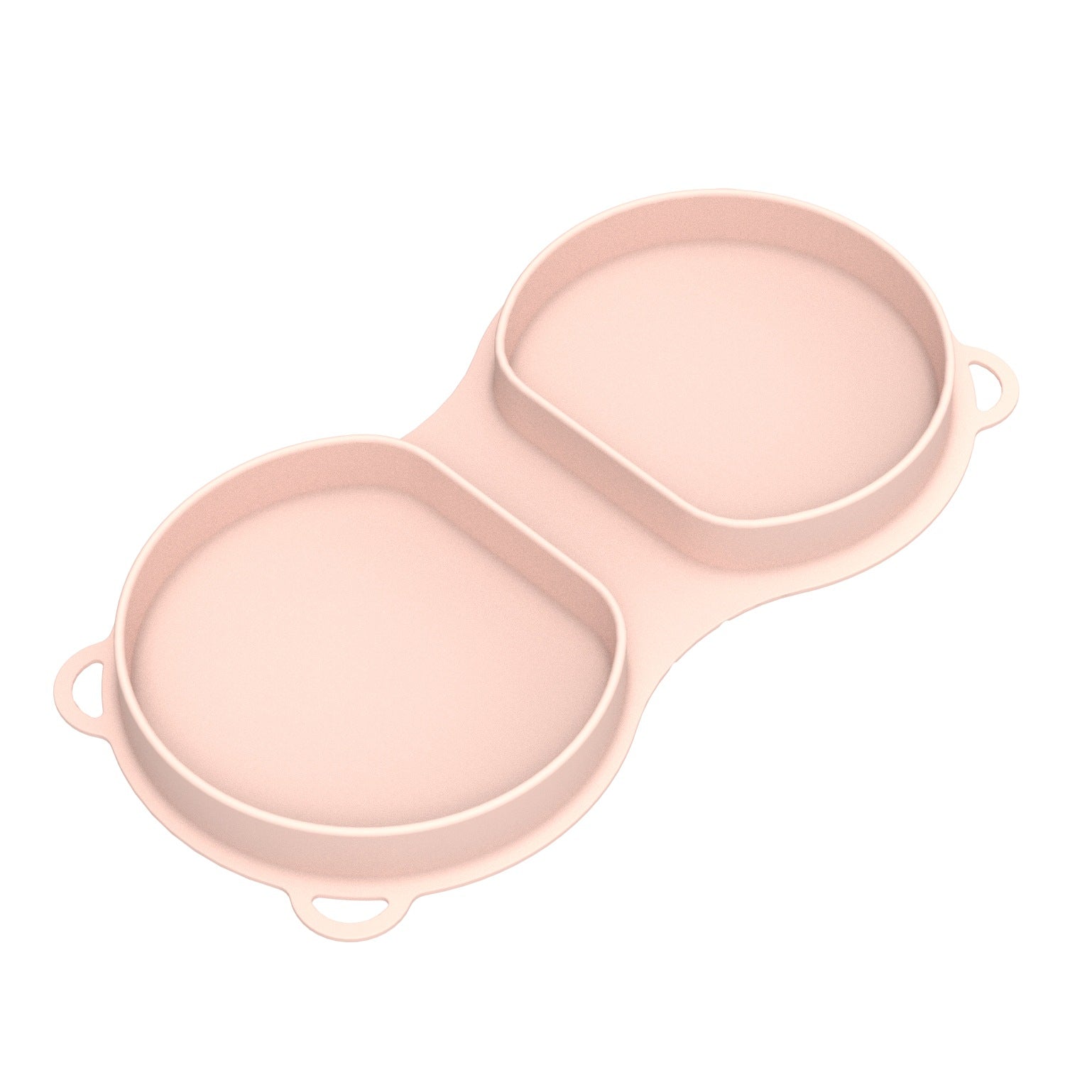 New baby silicone foldable plate bowl children's meal tray with fork and spoon outdoor travel children's silicone lunch box