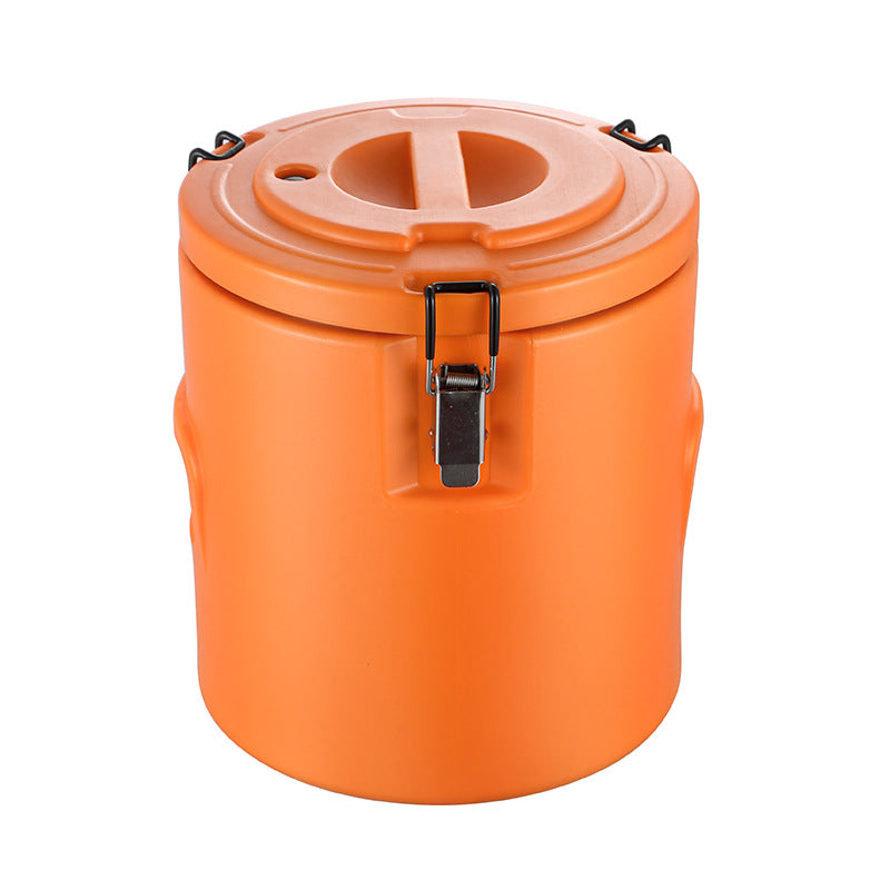 Stainless steel thermal insulation bucket, commercial stall special bucket, milk tea thermal insulation bucket, portable rice bucket, cold and hot braised soup bucket