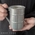 Frosted retro stainless steel mug - coffee cup, commercial creative outdoor camping picnic water cup, beer mug